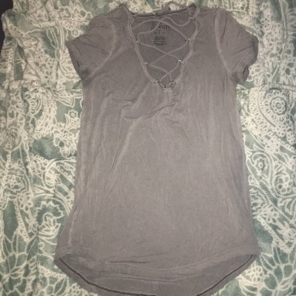 American Eagle Outfitters Tops - Gray soft trendy shirt.